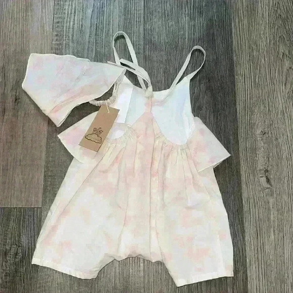 Two In A Castle Tie Dye Pink Romper 0/3 Months NWT - Picture 5 of 6